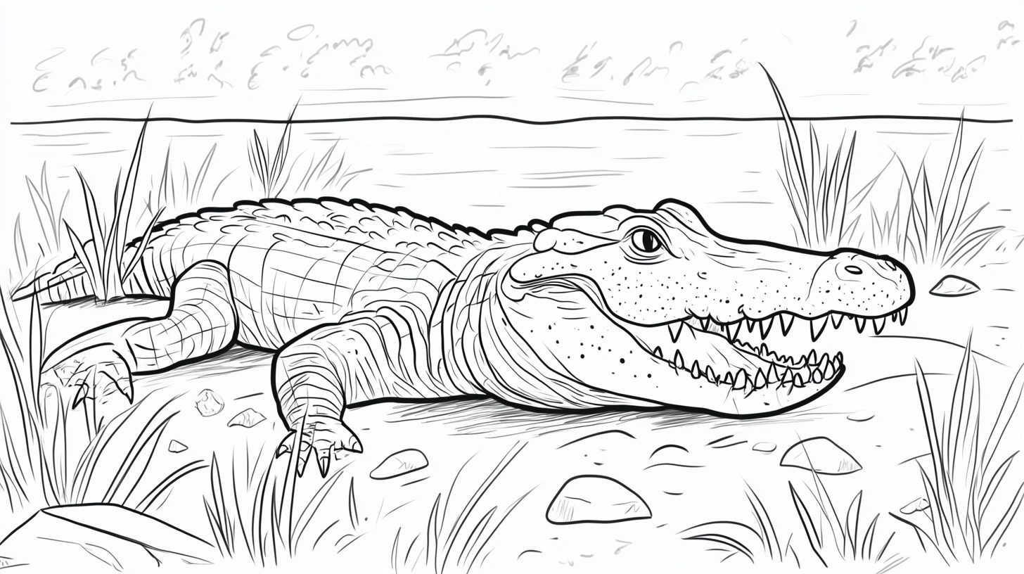 Crocodile_Lurking_in_The_Swamp