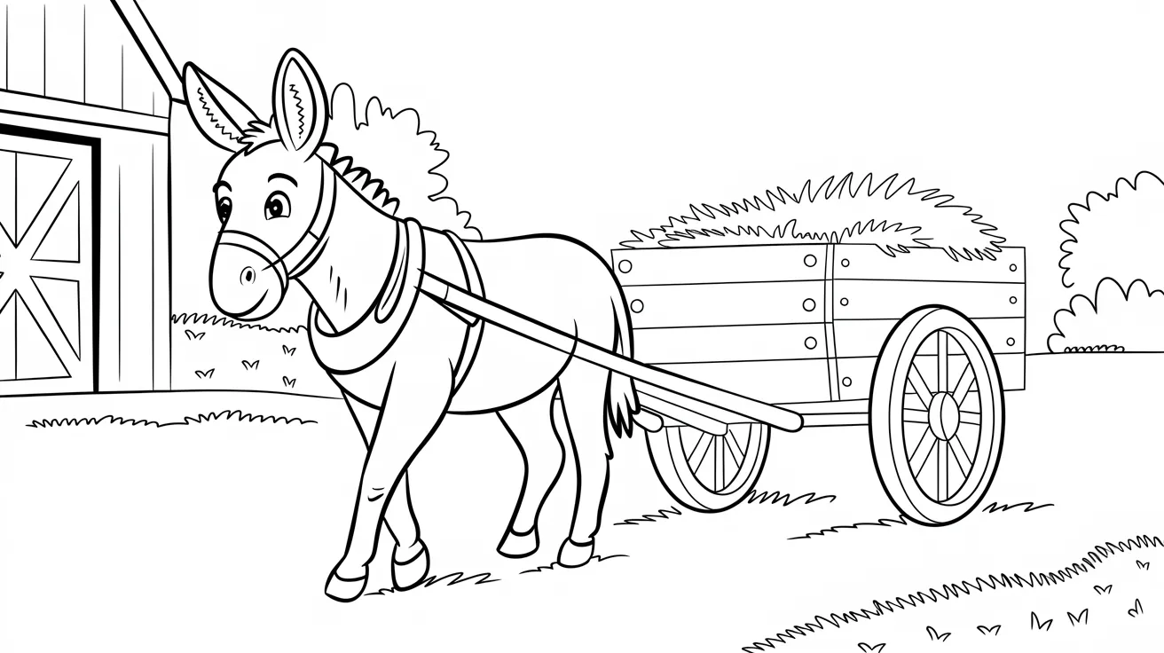 Donkey_Pulling_a_Cart