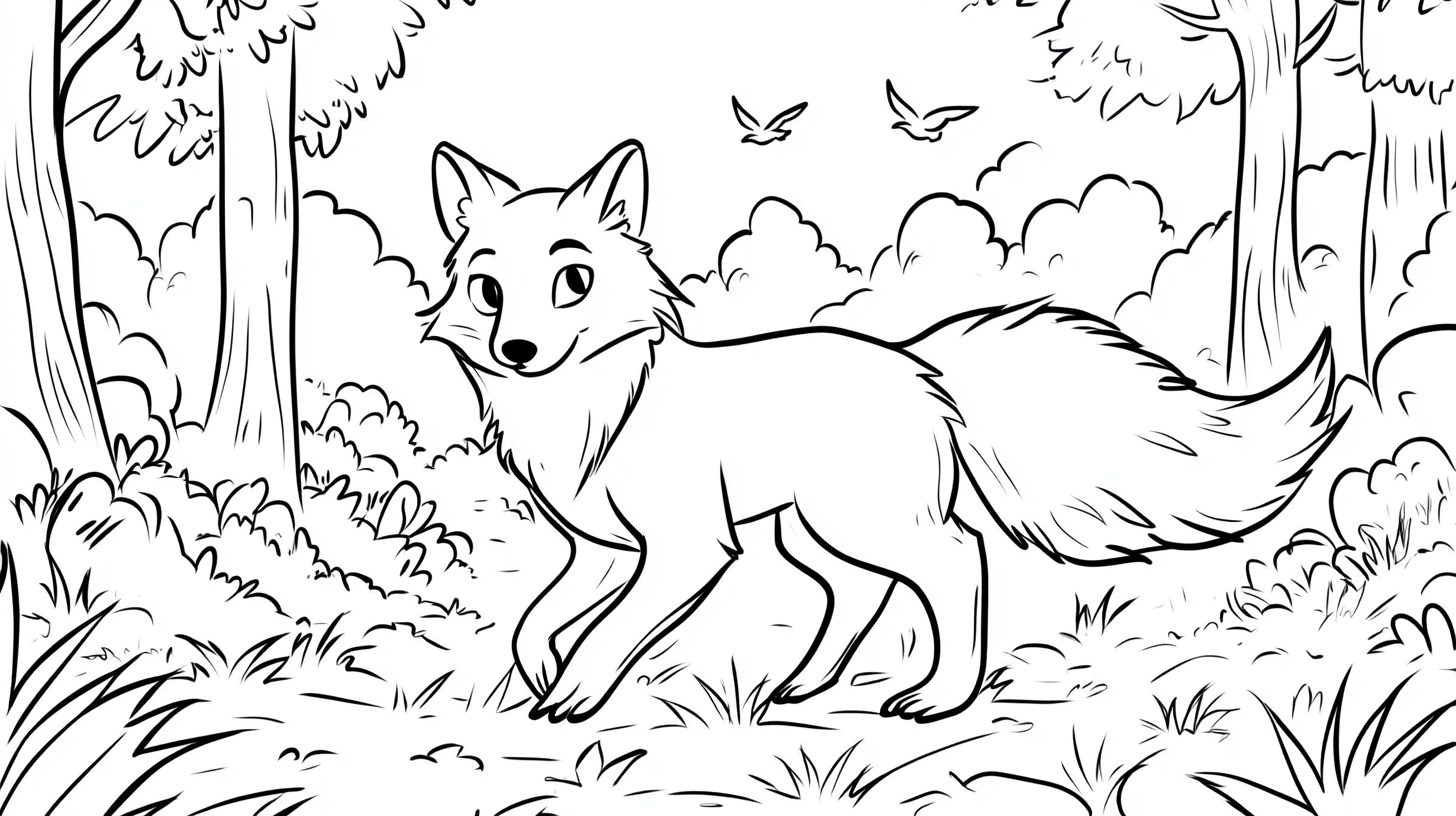 Fox_Trotting_Through_the_Forest