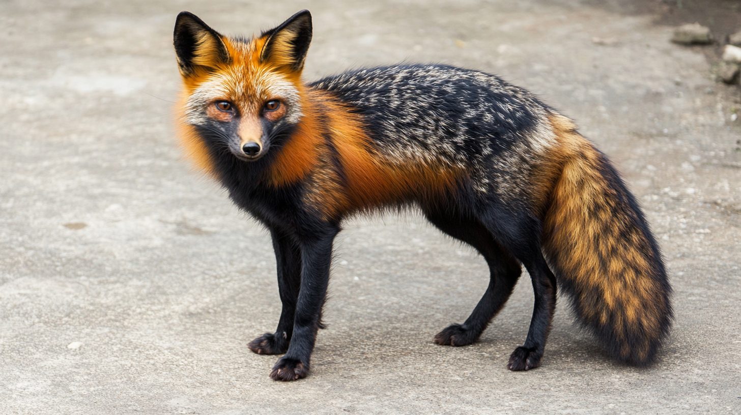 Melanistic_Fox