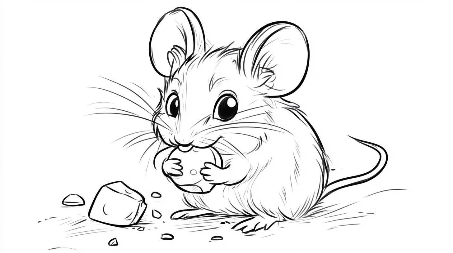 Mouse_Nibbling_on_Cheese