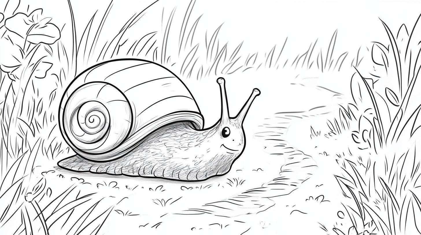 Snail_Leaving_a_Trail_on_The_Ground