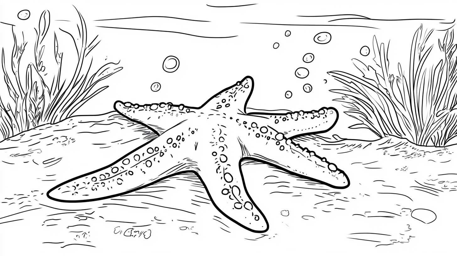 Starfish_Lying_on_The_Ocean_Floor