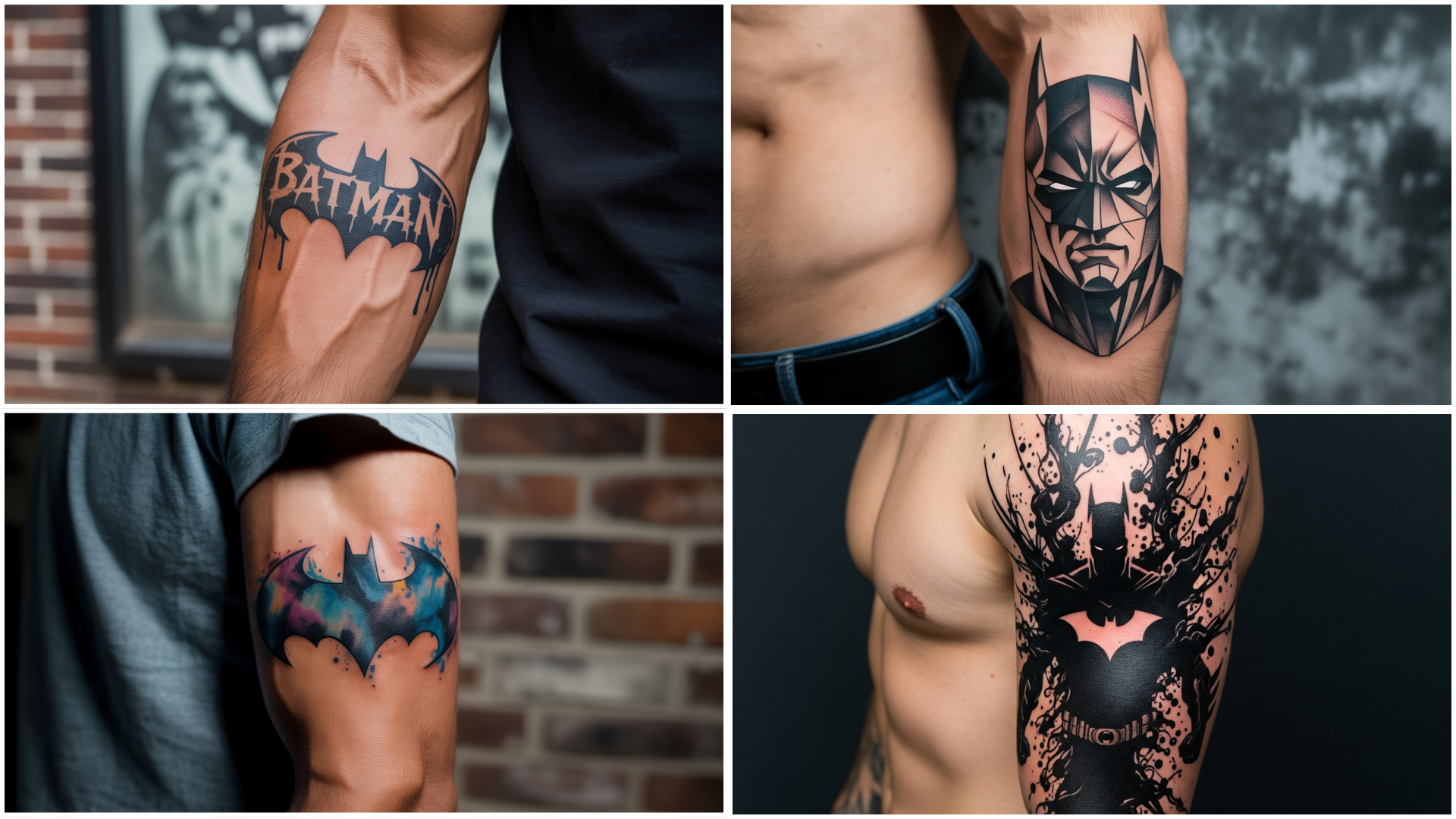 Inventive__Abstract_Batman_Tattoos