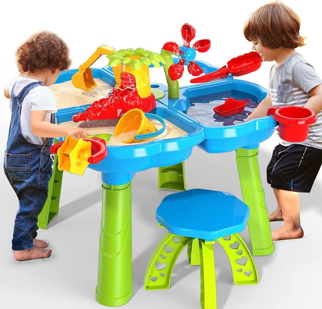 4-In-1 Toddler Sensory Bin Table