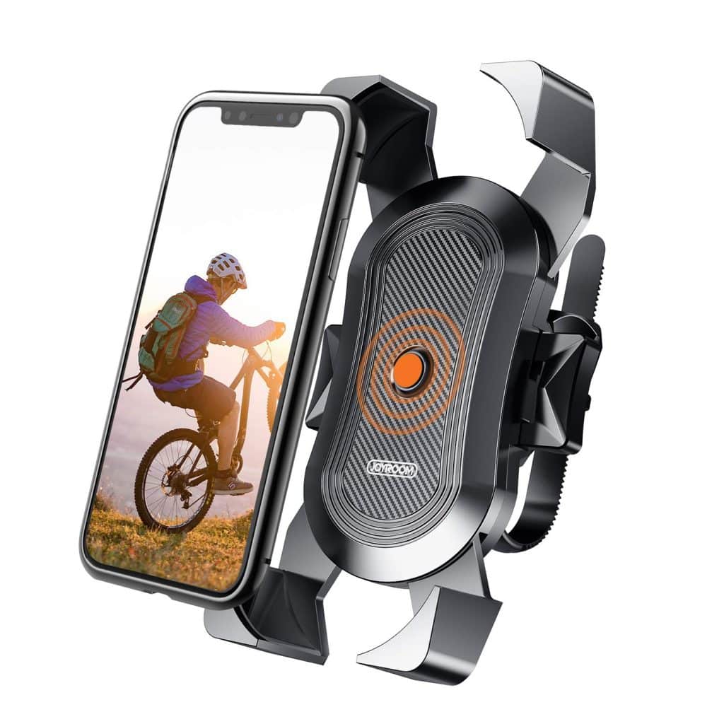 A Bike Lock that Doubles as a Phone Holder