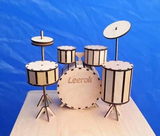 Cardboard Box Drum Set