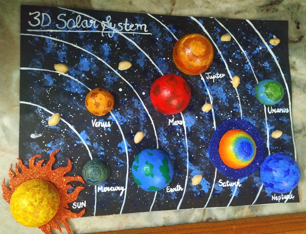 Create a 3D Solar System Model