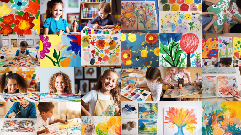 Fun And Colorful Painting Ideas For Kids