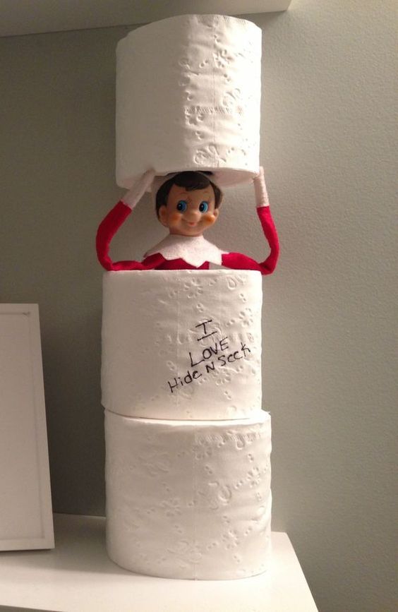 Hide & Seek with an Elf on a Shelf