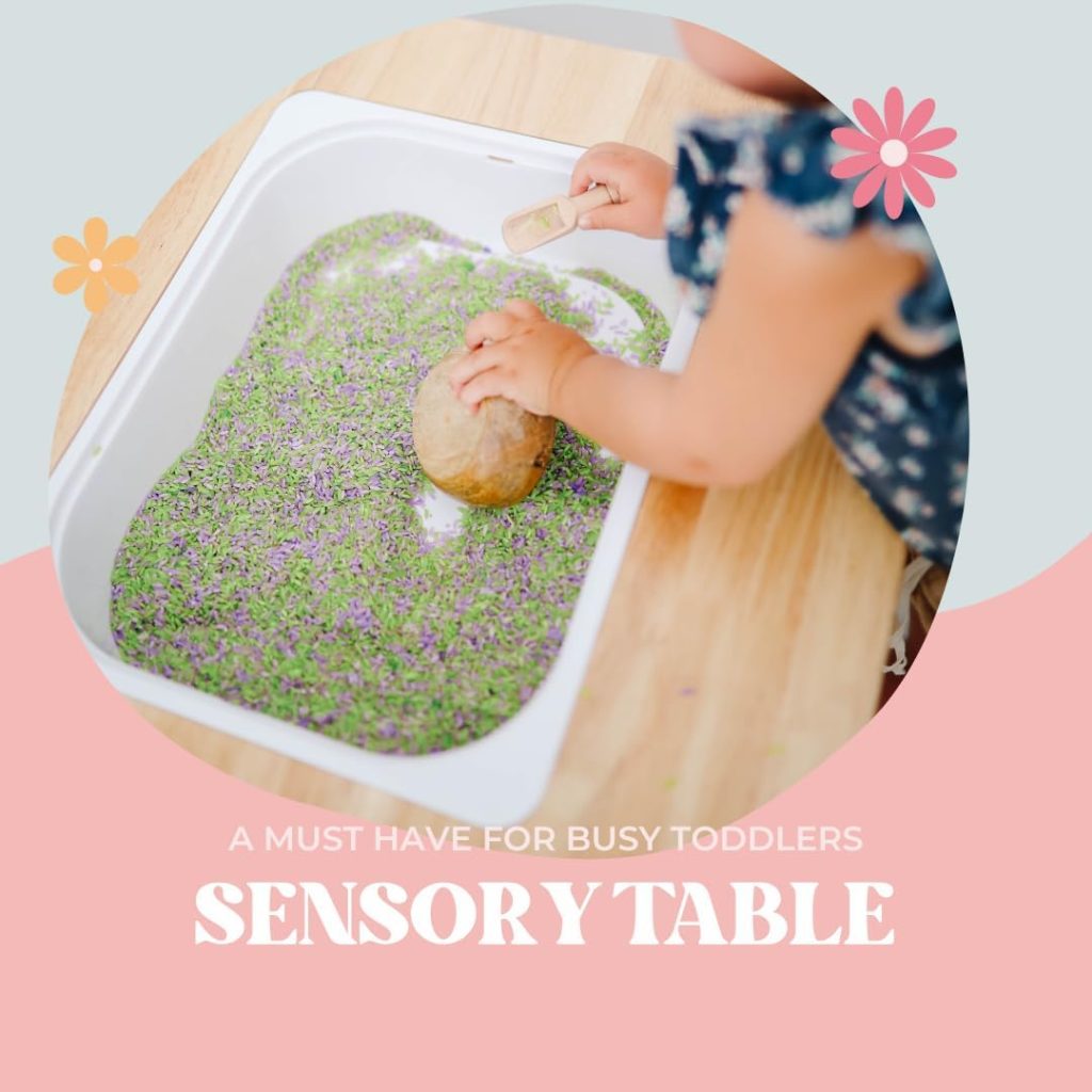 Indoor Sensory Activity Table for Toddlers