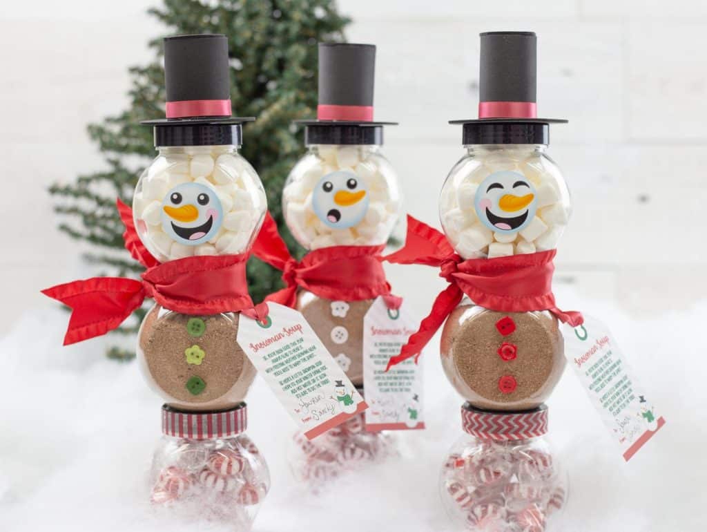Making a Snowman with Chocolate Boxes