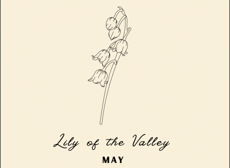 May Birth Flower - Lily of The Valley