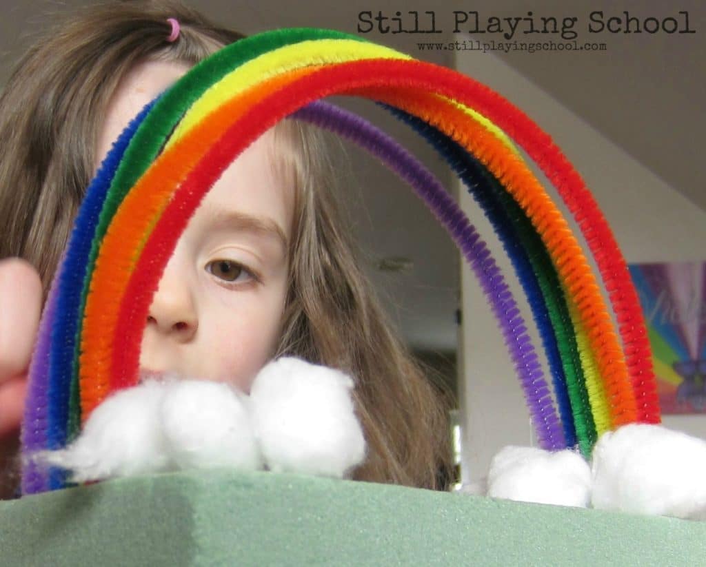 Pipe Cleaner Rainbow Craft