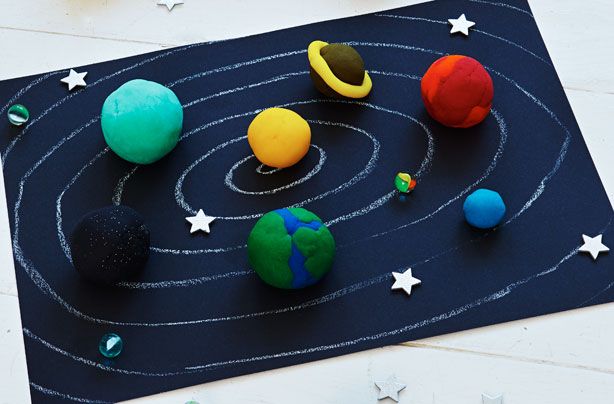 Planets with Playdough