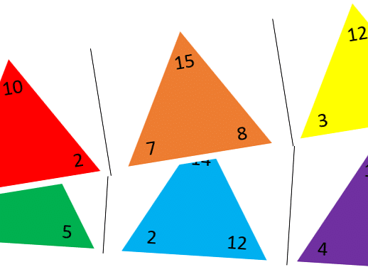 Practice with Fact Family Triangles
