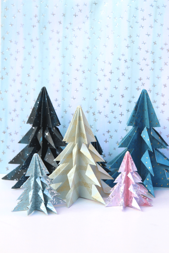  Origami Christmas Trees