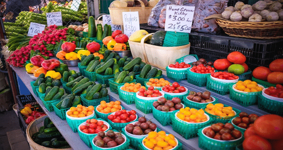 Visit the Farmers' Market