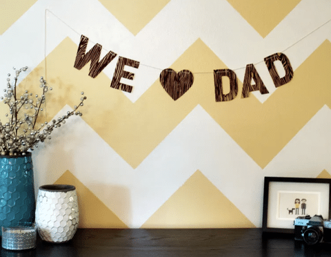 We Love Dad Banner