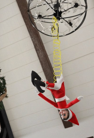 Bungee Jumping for Elf on a Shelf