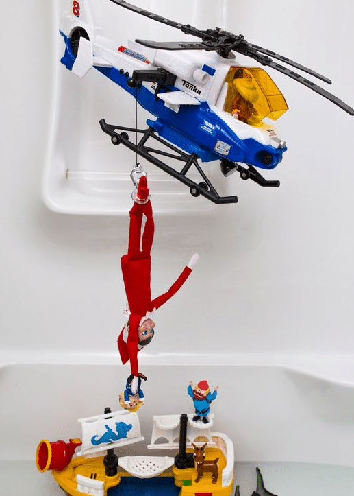The High Flying Adventure of Elf on a Shelf
