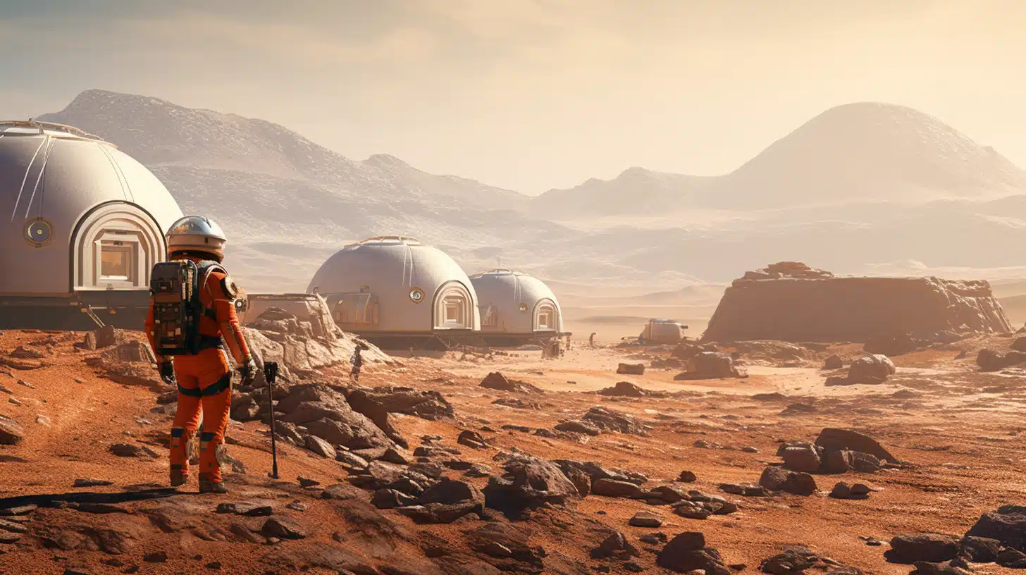 Can Humans Live on Mars? illustrated Tea Cup