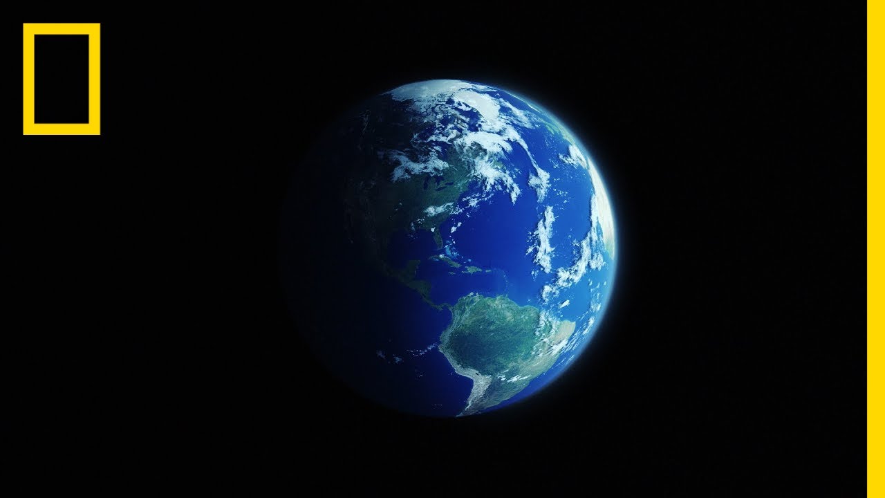 the Earth, as seen in a documentary