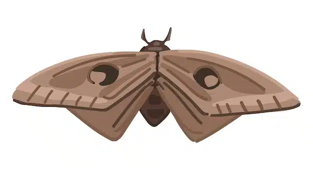Moth Mischief: Nocturnal Nonsense - A playful illustration of mischievous moths causing nighttime chaos