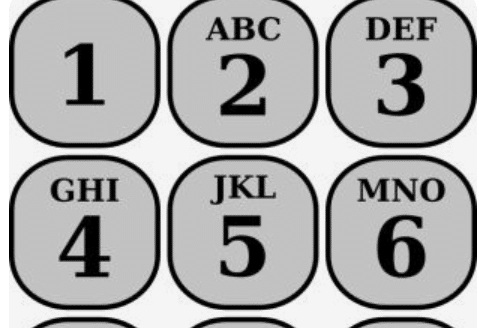 Black and white numbers in the middle, part of the Number Treasure Hunt