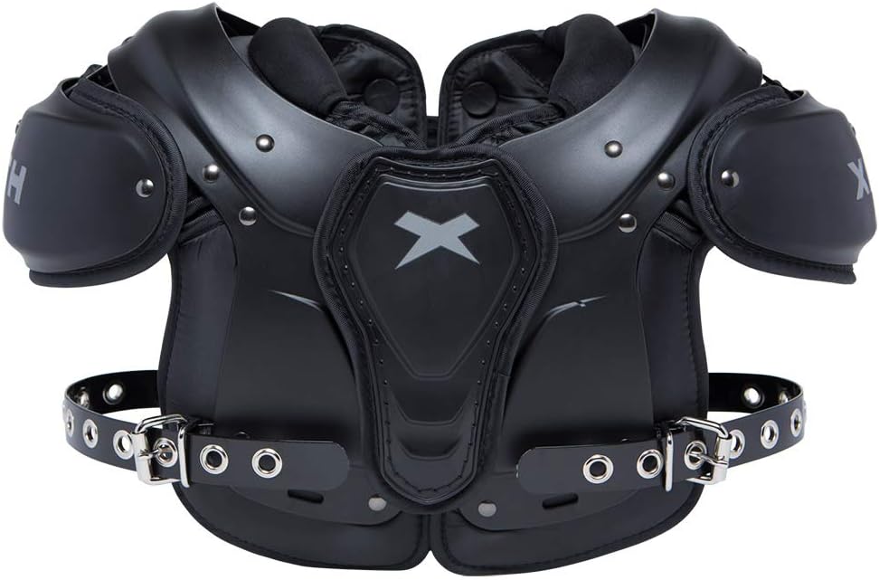 X-treme shoulder pads, essential for maximum protection and comfort during intense physical activities