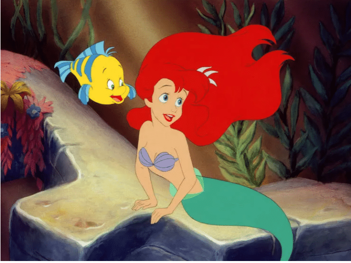 Ariel and the Little Mermaid: A captivating image from one of the top animated movies for kids
