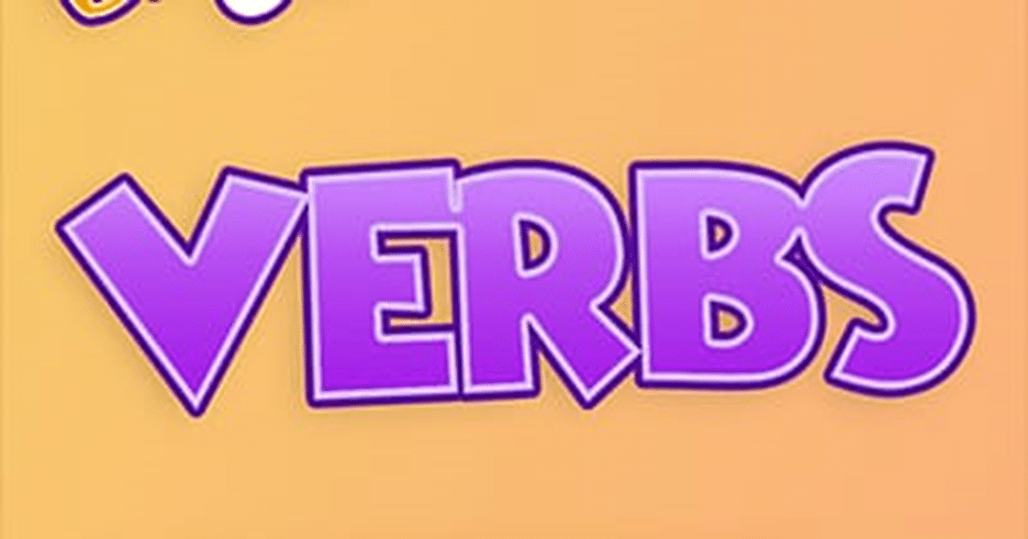 A visual representation of the concept of verbs in language.