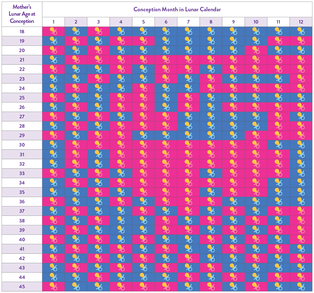 Can the Chinese Gender Calendar Be Used for Twins or Multiple