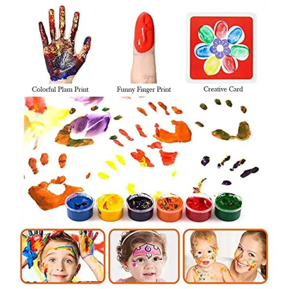 Best NonToxic Paints for Finger Painting with Kids? illustrated Tea Cup
