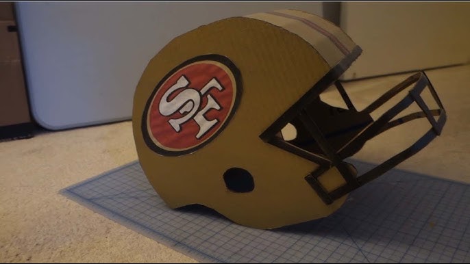 Football Helmet using Construction Paper