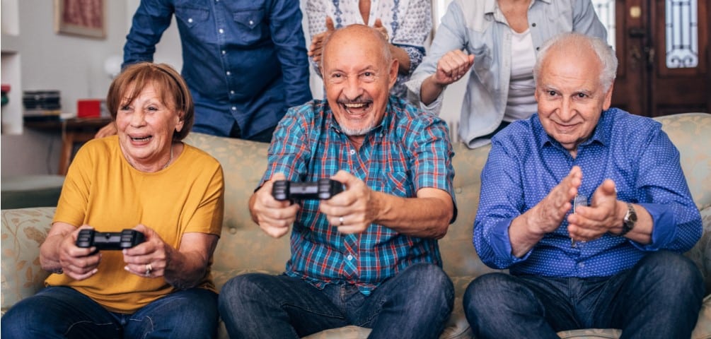Older people can expect entertainment and to play games with cunning