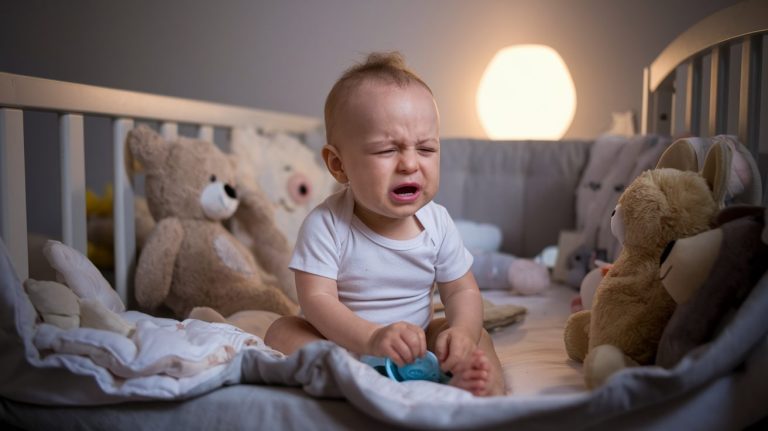 15 month old waking up at night crying