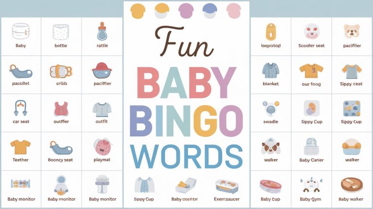 baby bingo words