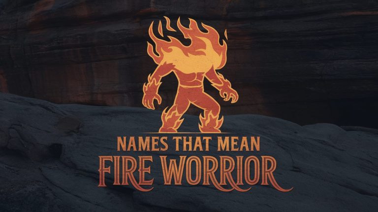 names that mean fire warrior