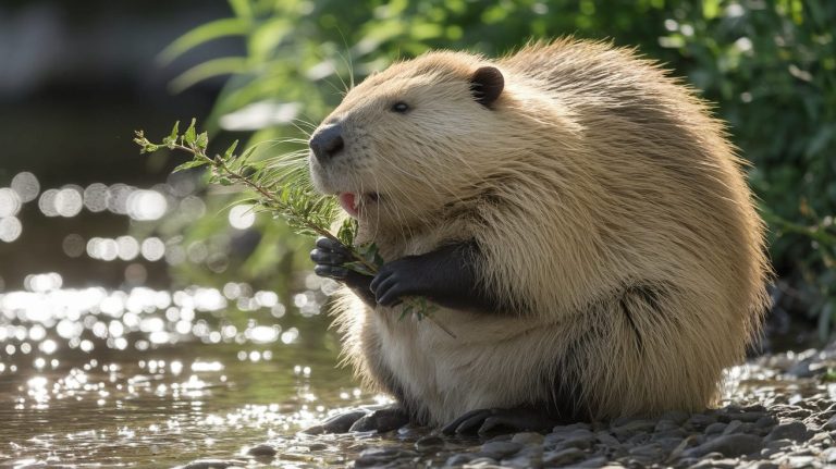 what do beavers eat