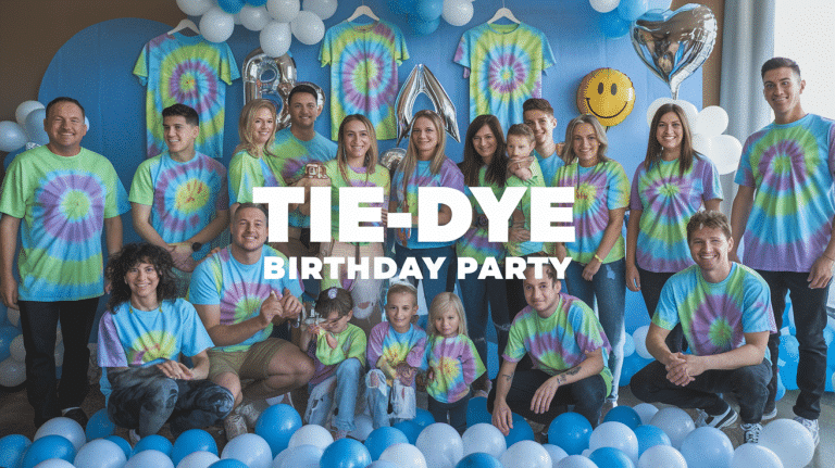tie dye birthday party
