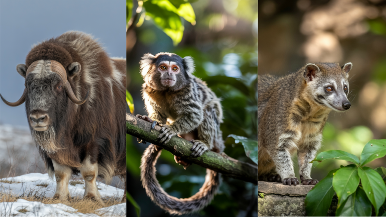 animals that start with m