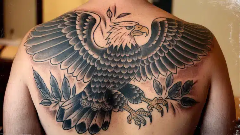 Traditional Eagle Tattoo Meaning and Symbolism