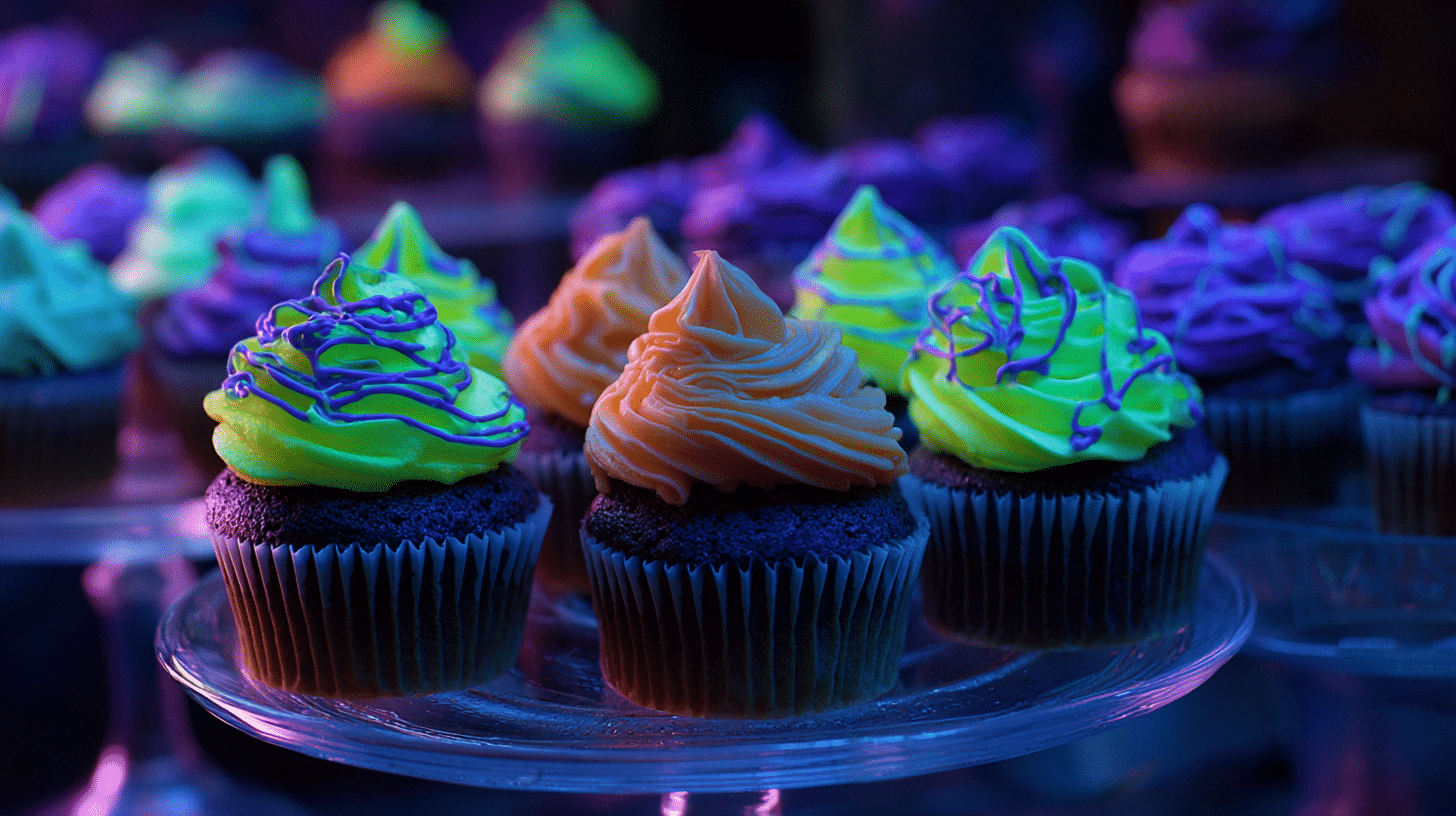 Glow In The Dark Cupcakes Halloween Dessert