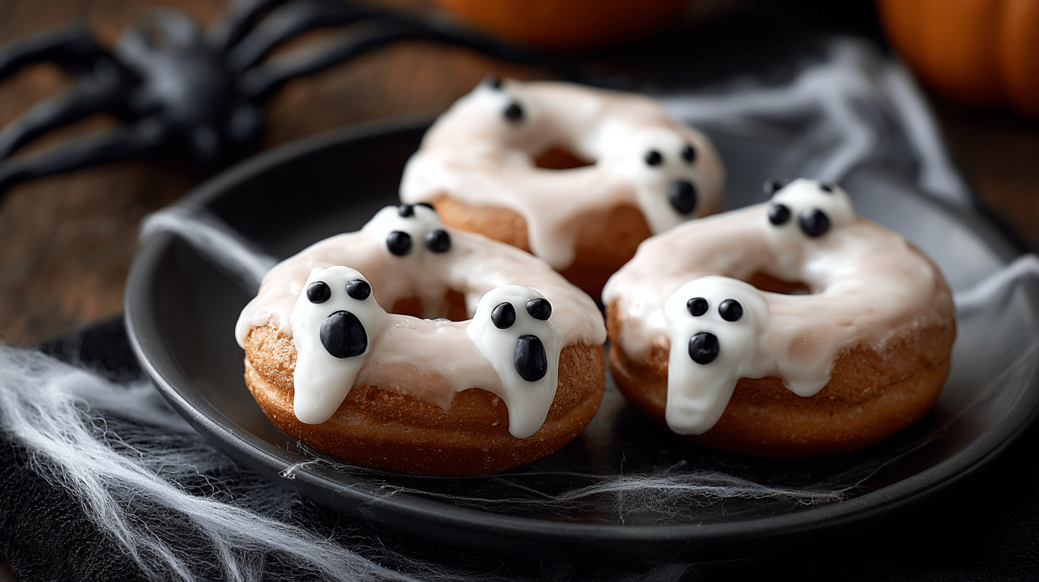 Haunted Donuts Halloween Dessert