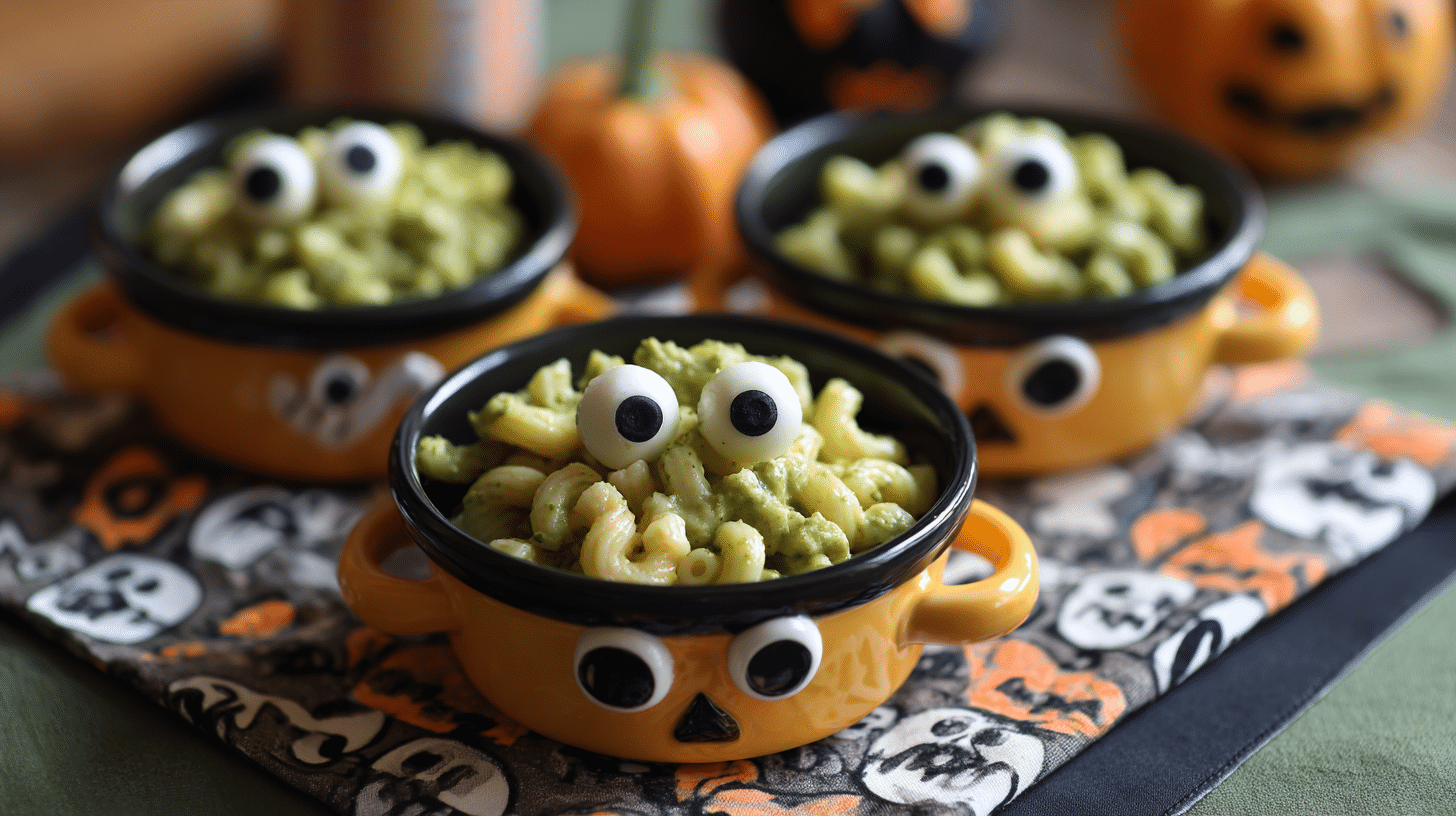 Monster Mac And Cheese Halloween Meal